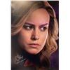 Image 1 : Autograph Avengers Endgame Brie Larson Poster