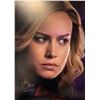 Image 1 : Autograph Captain Marvel Brie Larson Poster