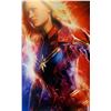 Image 1 : Autograph Captain Marvel Brie Larson Poster