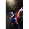 Image 1 : Autograph Avengers Chris Evans Poster