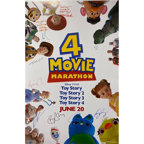 Autograph Toy Story 4 Tom Hanks Poster