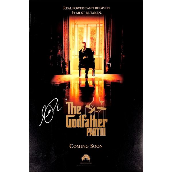 Al Pacino Autograph Godfather Poster