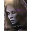 Image 1 : Autograph Avengers Endgame Zoe Saldana Poster