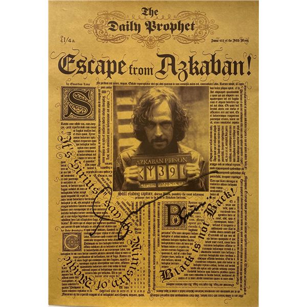 Autograph Harry Potter Poster