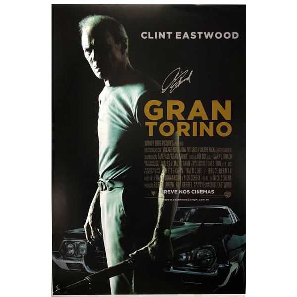 Gran Torino Poster Clint Eastwood Autographed Autograph