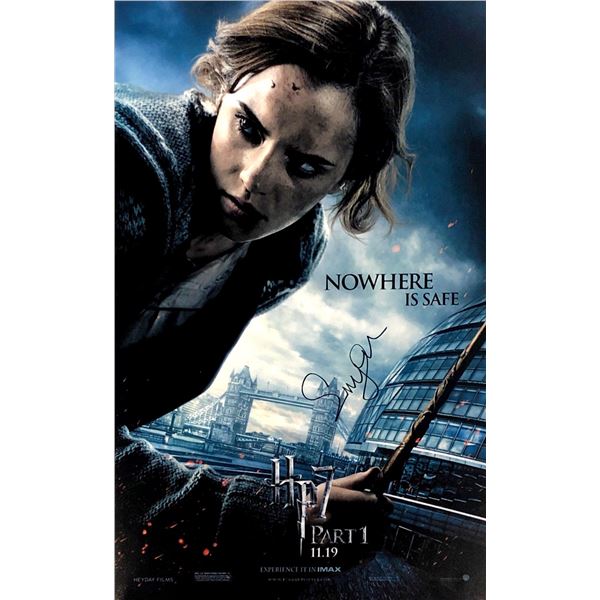 Harry Potter Emma Watson Autograph Poster