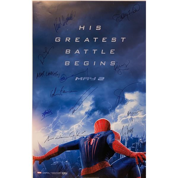 Stan Lee Autograph Amazing Spiderman Poster