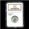 Image 3 : 1939 Washington 25c Quarter Coin Graded NGC MS66 (COI-5285)