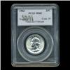 Image 3 : 1943 Washington 25c Quarter Coin Graded PCGS MS65 (COI-5291)
