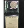 Image 1 : GRADED 1950 US SILVER 50 CENT COIN