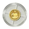 Image 1 : 2022 Somalia Republic African Wildlife Elephant 20 Shillings 1/50 oz Gold Coin