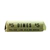 Image 1 : Original Bank Roll of (50) Brilliant Uncirculated 1963 Roosevelt Dime Coins
