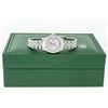 Image 6 : Rolex Ladies Stainless Steel Silver Diamond Datejust Wristwatch