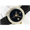 Image 2 : Rolex Men's Two Tone Black Onyx 2.75 ctw Diamond Datejust Wristwatch