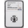 Image 1 : 2022 Great Britain 10 Pounds Britannia 1/10oz Platinum Coin NGC MS69