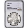 Image 1 : 1887-O $1 Morgan Silver Dollar Coin NGC MS63