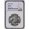 Image 1 : 1942 Walking Liberty Half Dollar Coin NGC MS63