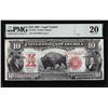 Image 1 : 1901 $10 Bison Legal Tender Note Fr.120 PMG Very Fine 20