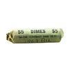 Original Bank Roll of (50) Brilliant Uncirculated 1963 Roosevelt Dime Coins