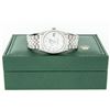 Image 8 : Rolex Men's Stainless Mother Of Pearl Diamond Datejust Wristwatch