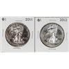 Lot of 2011-2012 $1 American Silver Eagle Coins
