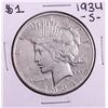 Image 1 : 1934-S $1 Peace Silver Dollar Coin