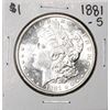 Image 1 : 1881-S $1 Morgan Silver Dollar Coin