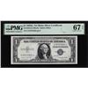 1935G No Motto Silver Certificate Note Fr.1616 PMG Superb Gem Uncirculated 67EPQ