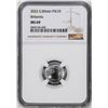 Image 1 : 2022 Great Britain 10 Pounds Britannia 1/10oz Platinum Coin NGC MS69