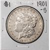Image 1 : 1901-S $1 Morgan Silver Dollar Coin