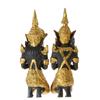 Image 3 : Male & Female Bronze Gilded Temple Guards (CLB-200)