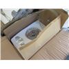 Image 8 : Pallet Multiple Boxes Clear Round Stands on Pedestal Bases