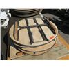 Image 2 : Pallet Approx. 9 Wooden Round Folding Tables & Square Tops Misc Size
