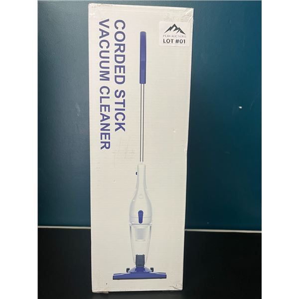 Lot of 1 Corded Stick Vacuum Cleaner