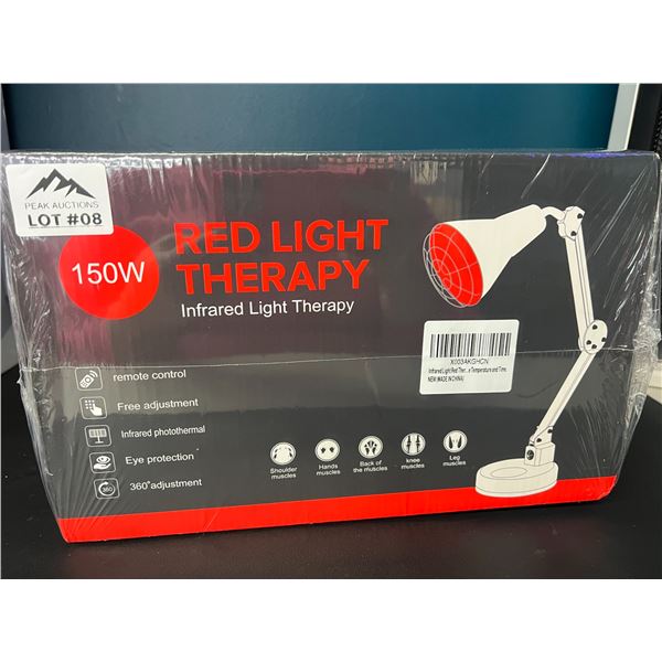 Lot of 1 Red Light Therapy Infrared Lamp w/ Remote Control