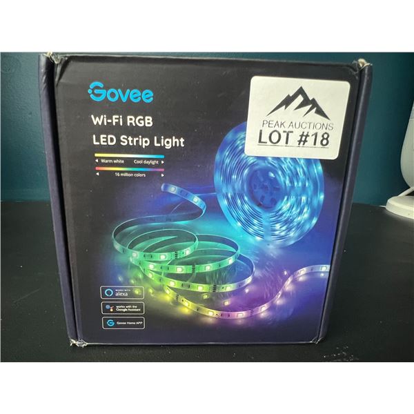 Lot of 1 Govee WiFi RGB Smart LED Strip Lights (32.8FT)