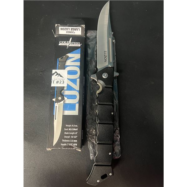 Lot of 1 Cold Steel Large Luzon 13.5in Folding Knife