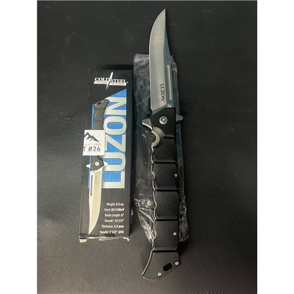 Lot of 1 Cold Steel Large Luzon 13.5in Folding Knife