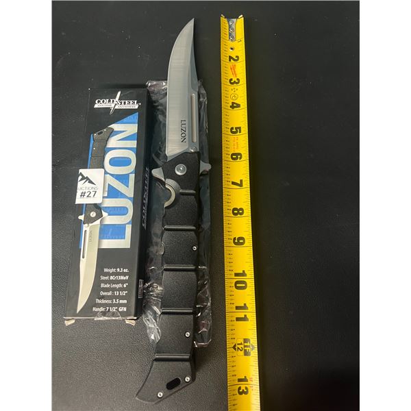 Lot of 1 Cold Steel Large Luzon 13.5in Folding Knife