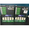 Image 1 : Lot of 2 AmeriTop Solar Powered Five Head Cordless LED Motion Sensor Lights