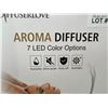 Image 4 : Lot of 1 Aroma Diffuser w/ 7 LED Color Options & 12pack of Essential Oils