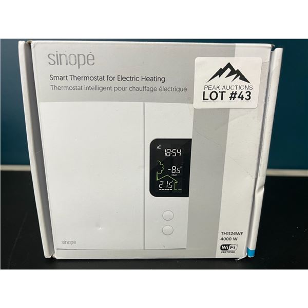 Lot of 1 Sinope Smart Thermostat for Electric Heating