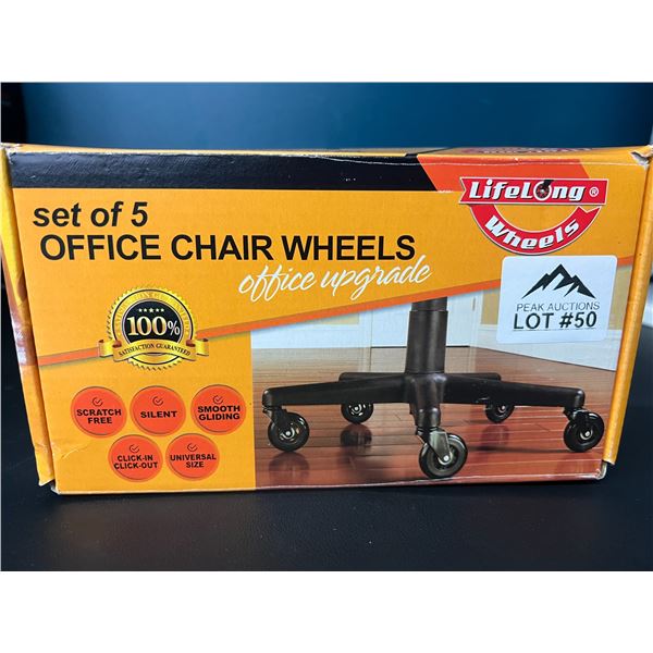 Lot of 1 5Pack Caster Wheels