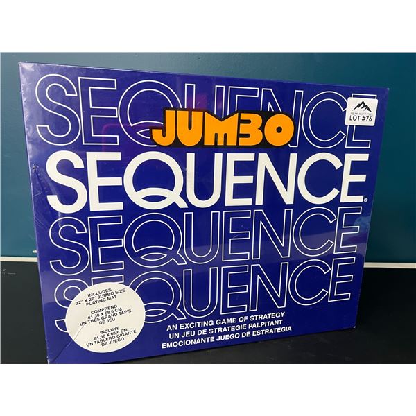 Lot of 1 Jumbo Sequence Board Game