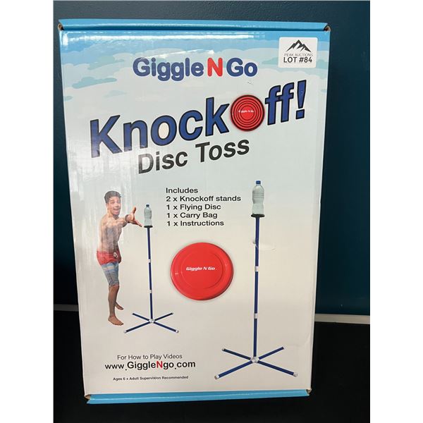 Lot of 1 GiggleNGo Knockoff Disc Toss Yard Game