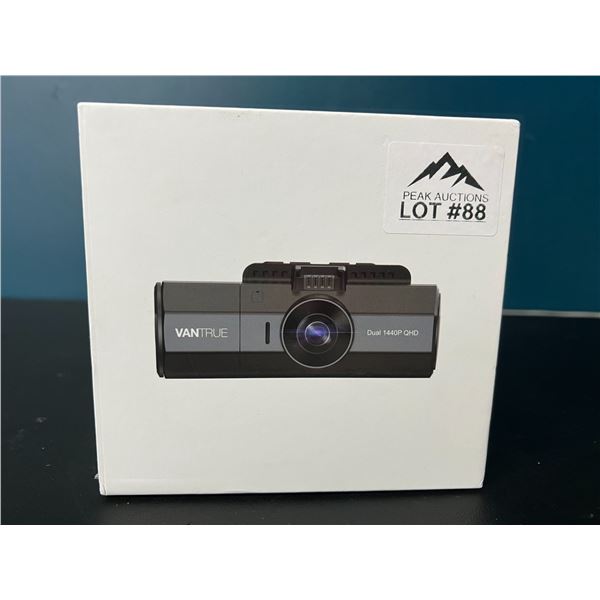 Lot of 1 Vantrue OnDash N2S 4K Dual Dash Camera