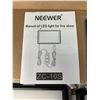 Image 2 : Lot of 1 Neewer 2pack Dimmable 5600K USB Colorful Video Lighting Kits w/ Tripod