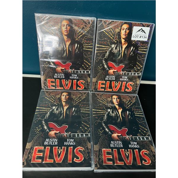 Lot of 4 Elvis DVD's