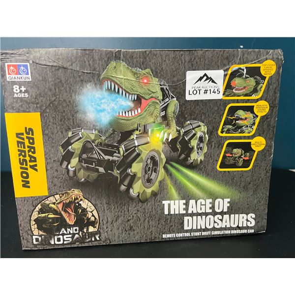 Lot of 1 Remote Control Stunt Drift Dinosaur Car Toy w/ Spray Port