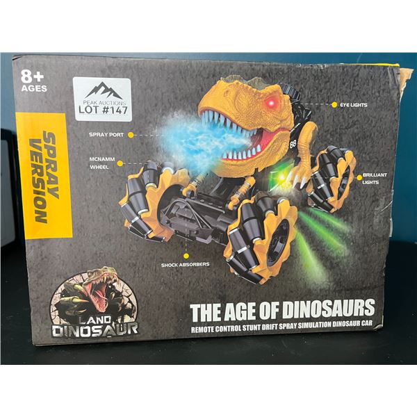 Lot of 1 Remote Control Stunt Drift Dinosaur Car Toy w/ Spray Port